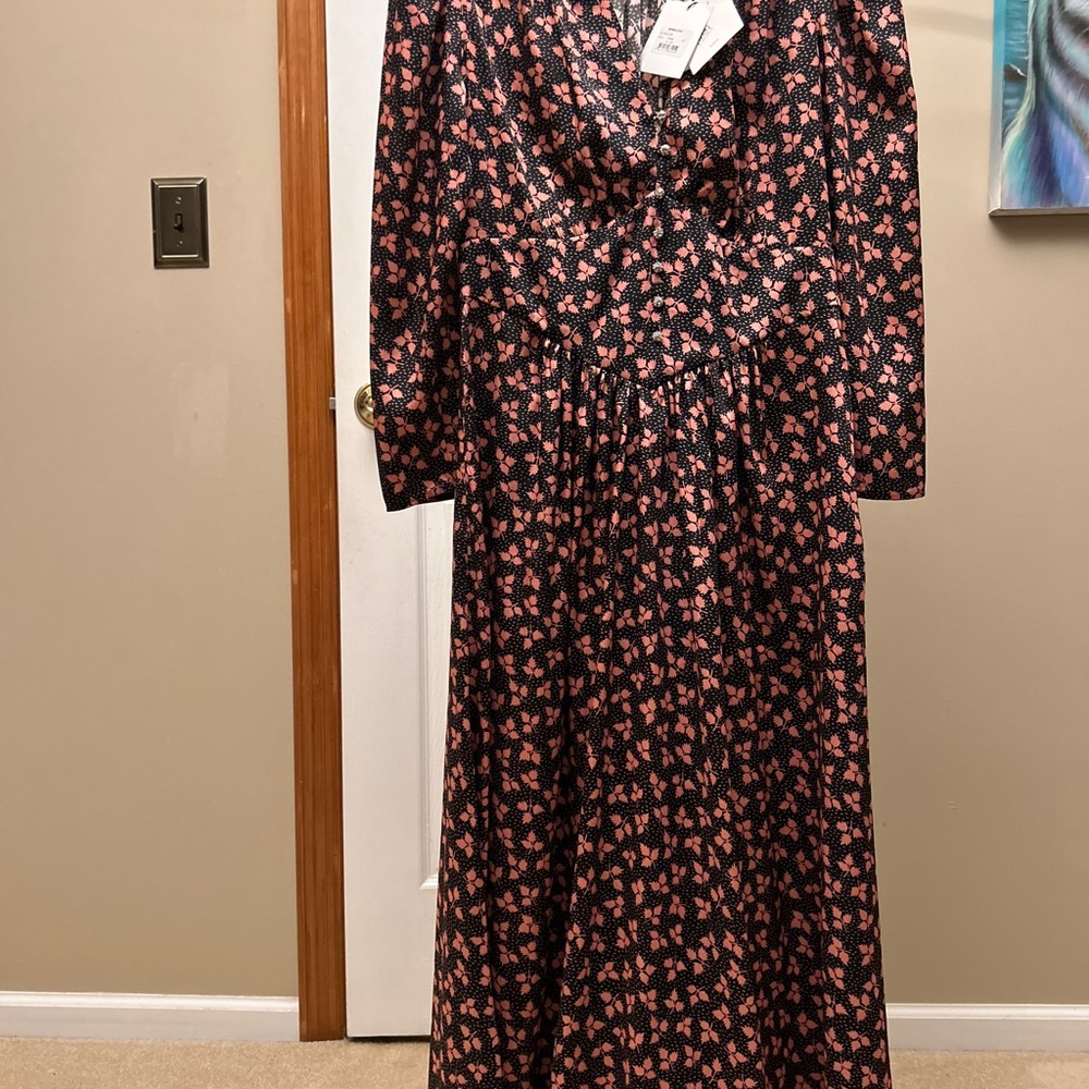 Sandro Paris Midi dress new with tag size 36 (US 6) - Picture 3 of 12